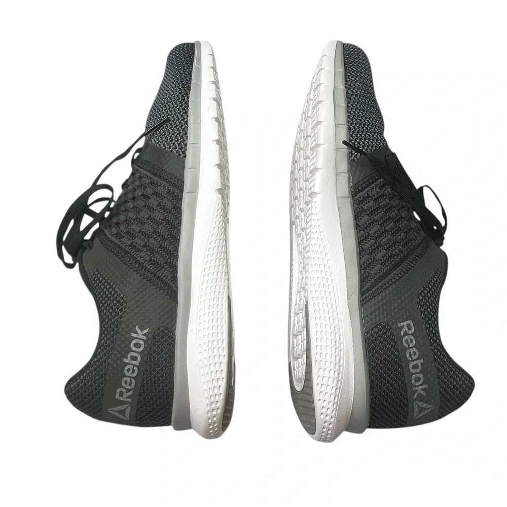 Reebok Mens PT Prime Runner Sneaker Size 12 Black Gravel Athletic Knit Sneakers - Picture 5 of 11